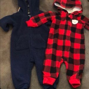 Baby fleece zip-ups!